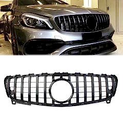 Mercedes A-Class W176 Ön Panjur Parlak Siyah Piano Black GTR Model 2016-2018