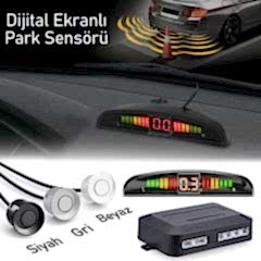 Araç Park Uyumlu Sensörü Dijital Ekranlı Ses İkazlı 3 Renk Seçeneği MONZA