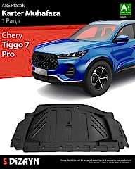 Chery Tiggo 7-8 Pro Sol Teker Boşluğu Davlumbazı Plastik Koruma Kapağı ABS Plastik 2022 Üzeri A+ Kalite