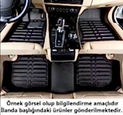 Volkswagen Polo 2012-2018 5D Havuzlu Karbon Dizayn Paspas Seti