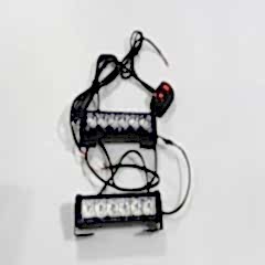 Flaşlı İkaz Uyumlu Lambası Kırmızı-Mavi / Lapa195