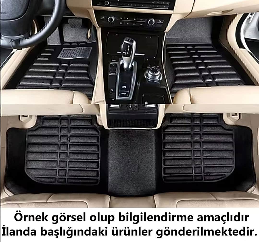 Audi A3 2015 Sonrası 5D Havuzlu Karbon Dizayn Paspas Seti