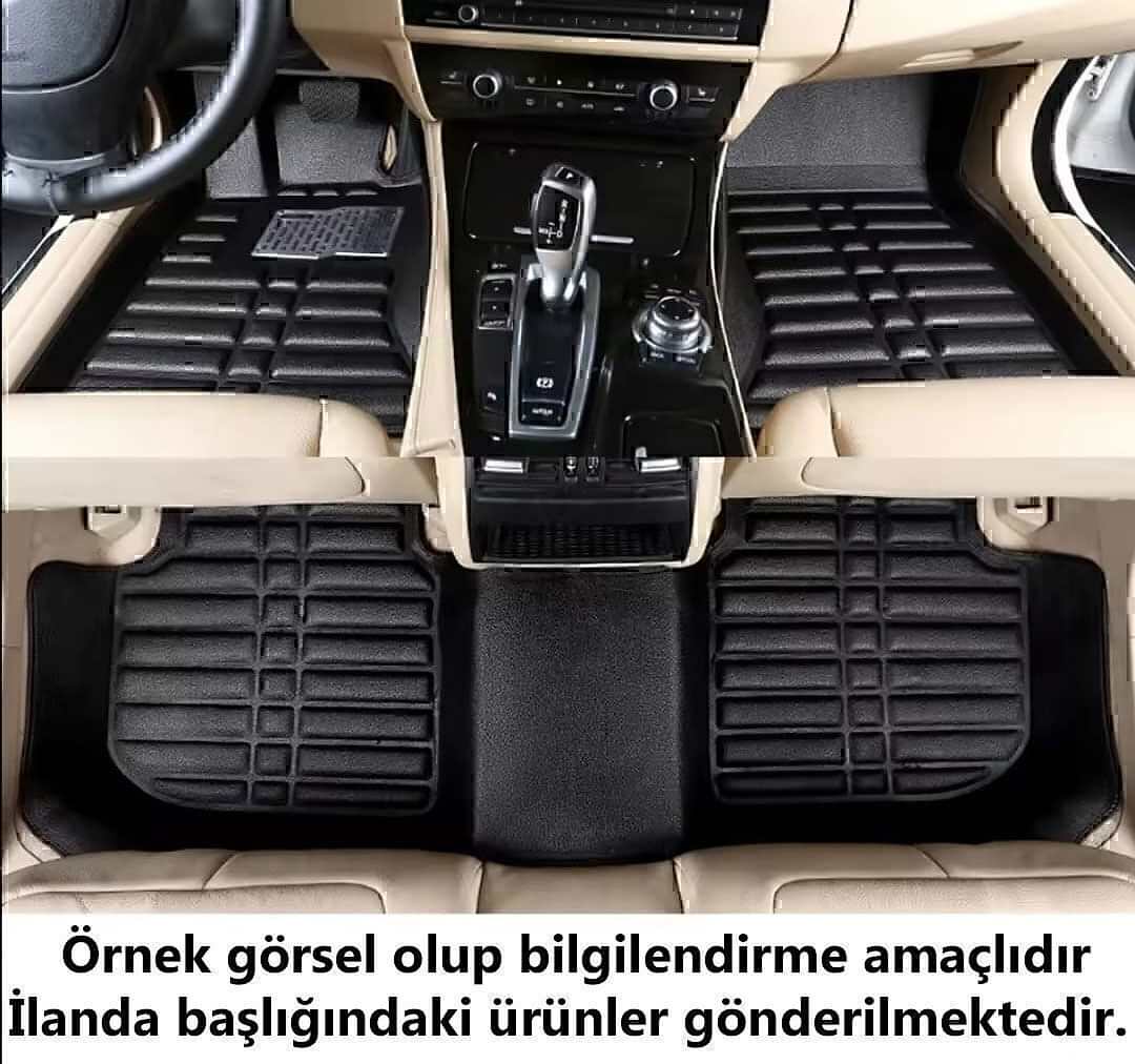 Volkswagen Golf 8 2020 Sonrası 5D Havuzlu Karbon Dizayn Paspas Seti