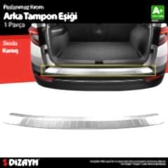 S-Dizayn Skoda Karoq Krom Arka Tampon Eşiği 2017 Üzeri
