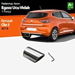 Renault Clio Uyumlu 5 Krom Egzoz Ucu Vidalı 2019 Ve Üzeri
