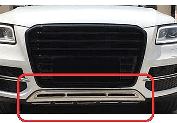 Audi Q5 Uyumlu 2010 2017 Ön Tampon Altı Krom Parça