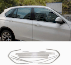Bmw X5 Uyumlu 2014 2019 Cam Çıtası Kaplama Krom Parça