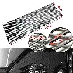 Seat Zigzag Dizayn 3D Style ABS Plastik Panjur Teli 120x40 cm Siyah