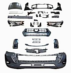 Toyota Hilux Uyumlu Vigo(2004-2015) Yeni Kasa Dönüşüm 2021 Revo Body Kit - Full Set