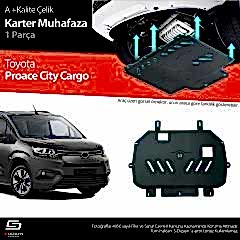 S-Dizayn Toyota Proace City Cargo Çelik Karter Muhafaza 2018 Üzeri A+ Kalite