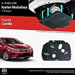 S-Dizayn Toyota Corolla Çelik Karter Muhafaza 2013-2018 A+ Kalite