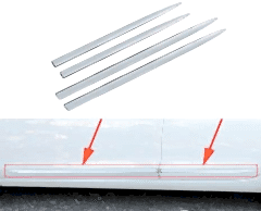 Ford Focus Uyumlu Sedan 2011 2018 Yan Kapı Çıtası Krom Parça