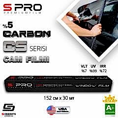 S Pro Cam Filmi Nano Carbon CS Serisi 2PLY %05 152cm/30mt
