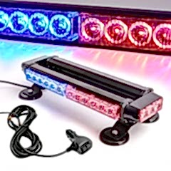 Çakar Lamba Çift Taraflı 30 Led Mavi-Kırmızı 38*16,5*7,5 Cm / Lapa522