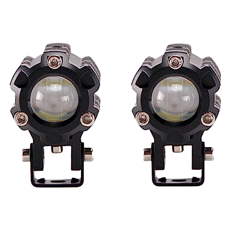 Offroad sis lambası beyaz-sarı (6.5 cm x 4.5cm 6.5cm  )  10w 12-80v set / LASS347