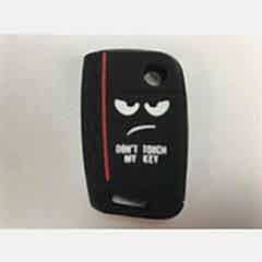 Volkswagen Sustalı Uyumlu Silikon Anahtar Kılıfı - Emoji