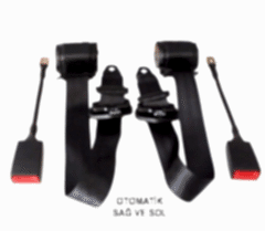 Emniyet Kemeri Otomatik 3 Nokta Kollu Ön Takım E-Belgeli