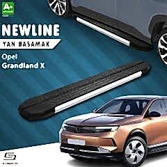 S-Dizayn Opel Grandland X 2 Hybrid NewLine Krom Yan Basamak 183 Cm 2024 Üzeri A+ Kalite