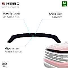 S-Dizayn Opel Uyumlu Zafira ABS Plastik Kaput Rüzgarlığı 2019 Üzeri A+Kalite Parça