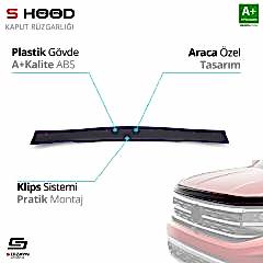 S-Dizayn Opel Uyumlu Frontera ABS Plastik Kaput Rüzgarlığı 0 A+Kalite Parça