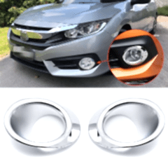 Honda Civic Uyumlu 2016 Sonrası Sis Lambası Kaplama Krom Parça
