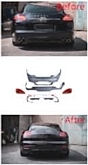 Panamera 2011-2014 Uyumlu İçin Uyumlu Arka Tampon Stop Facelift Parça