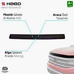 S-Dizayn Peugeot Uyumlu Boxer ABS Plastik Kaput Rüzgarlığı 2006-2014 A+Kalite Parça