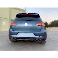 Volkswagen Golf Uyumlu 7 Mk7 2012-2018 Arka Tampon R