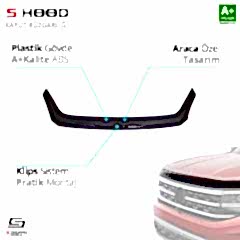 en Uyumlu Crafter ABS Plastik Kaput Rüzgarlığı 2006-2017 A+Kalite Parça