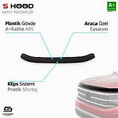 S-Dizayn Volkswagen Uyumlu Transporter T6.1 ABS Plastik Kaput Rüzgarlığı 2015 Üzeri A+Kalite Parça