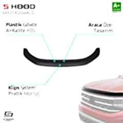 S-Dizayn Ssangyong Uyumlu Tivoli ABS Plastik Kaput Rüzgarlığı 2015 Üzeri A+Kalite Parça