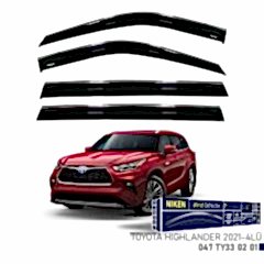 Niken Toyota Highlander 2021- Kromlu Cam Rüzgarlığı 4 LÜ