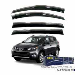 Niken Toyota Rav4 2013-2018 Kromlu Cam Rüzgarlığı 4 LÜ