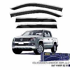 Niken VW Amarok 2009- Kromlu Cam Rüzgarlığı 4 LÜ