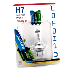 Blister H7 Uyumlu 24V 70W