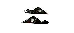 Honda Civic Uyumlu Fc5 Tweeter Kaplama - Piano Black