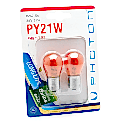 Blister Py21W Uyumlu 24V 93 Turuncu Şaşı Tırnak 2'Li Blister