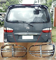 Hyundai Starex Uyumlu 1997 2007 Arka Stop Kaplama ABS Krom Parça
