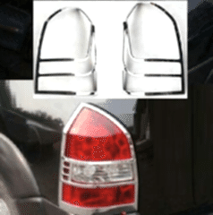 Hyundai Tucson Uyumlu 2004 2014 Arka Stop Kaplama ABS Krom Parça