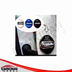 Honda Civic Uyumlu Fc5 Kapı Kılıf Karşılığı - Siyah (Plastik)