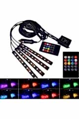 Araç Içi Aydınlatma Sorelis Kumandalı Müziğe Duyarlı 12 Led Ayak Altı Led - 7 Renk Rgb Pro