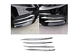 Mercedes W205 Uyumlu 2019+ Sis Kasları 4 Parça (Sis Bıçakları) (Krom)