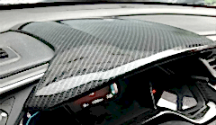 Honda Civic Uyumlu Fc5 Gösterge Üst Kaplama - Karbon