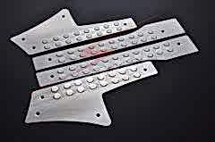 Citroen Berlingo Uyumlu Krom İç Kapı Eşiği 4 Parça 2008-2018