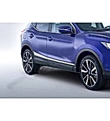 Nissan Qashqai Uyumlu Yan Kapı Çıtası -2014 Paslanmaz Çelik Parça