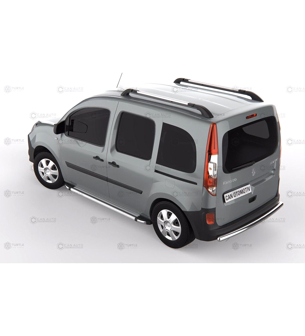 Renault Kangoo 2 2007-2019 Turtle Eagle Tavan Çıtası Siyah